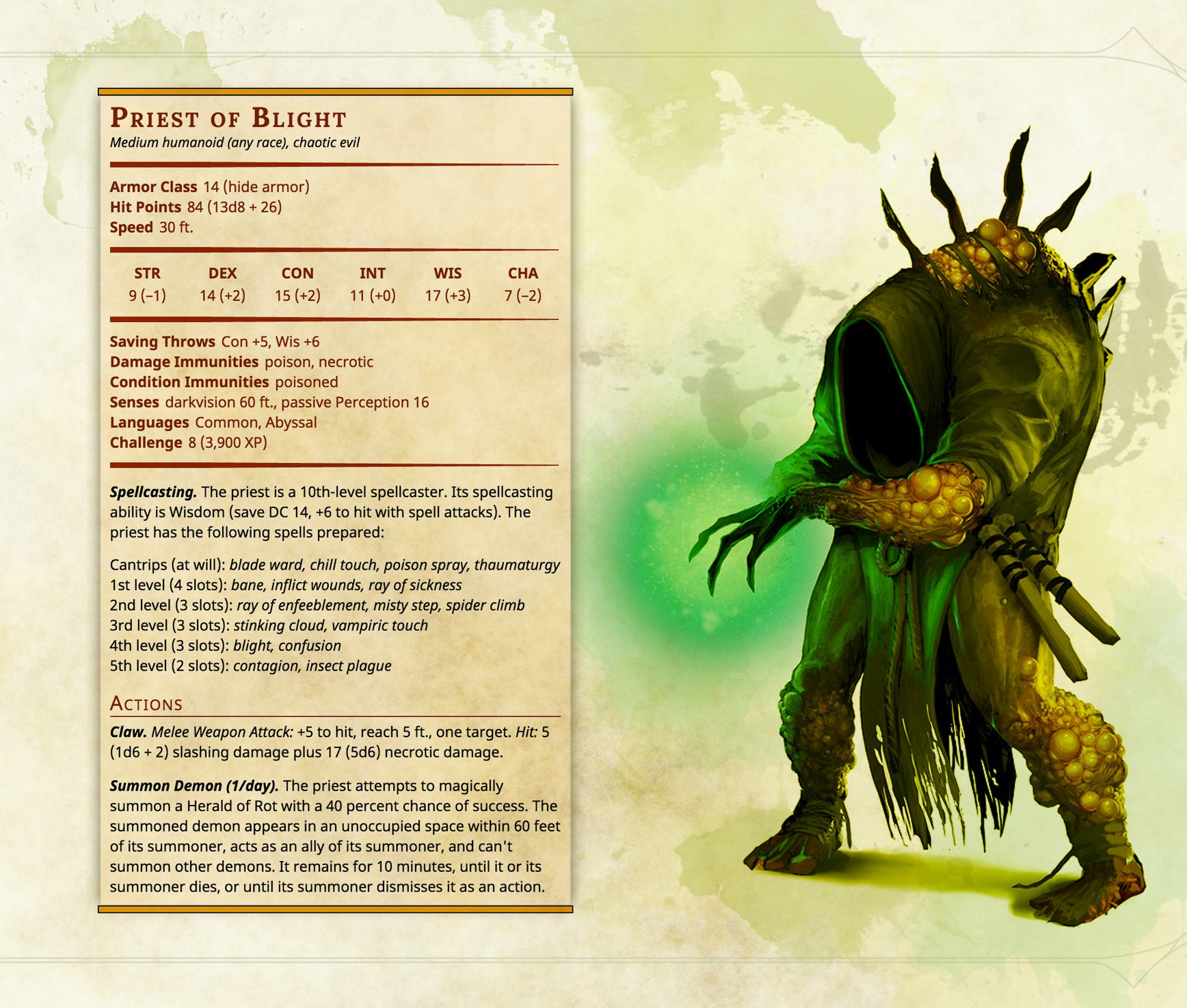 needle blight dnd 5e